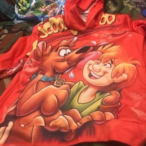 BABY SCOOBY AND SHAGGY HOODED SWEATSHIRT